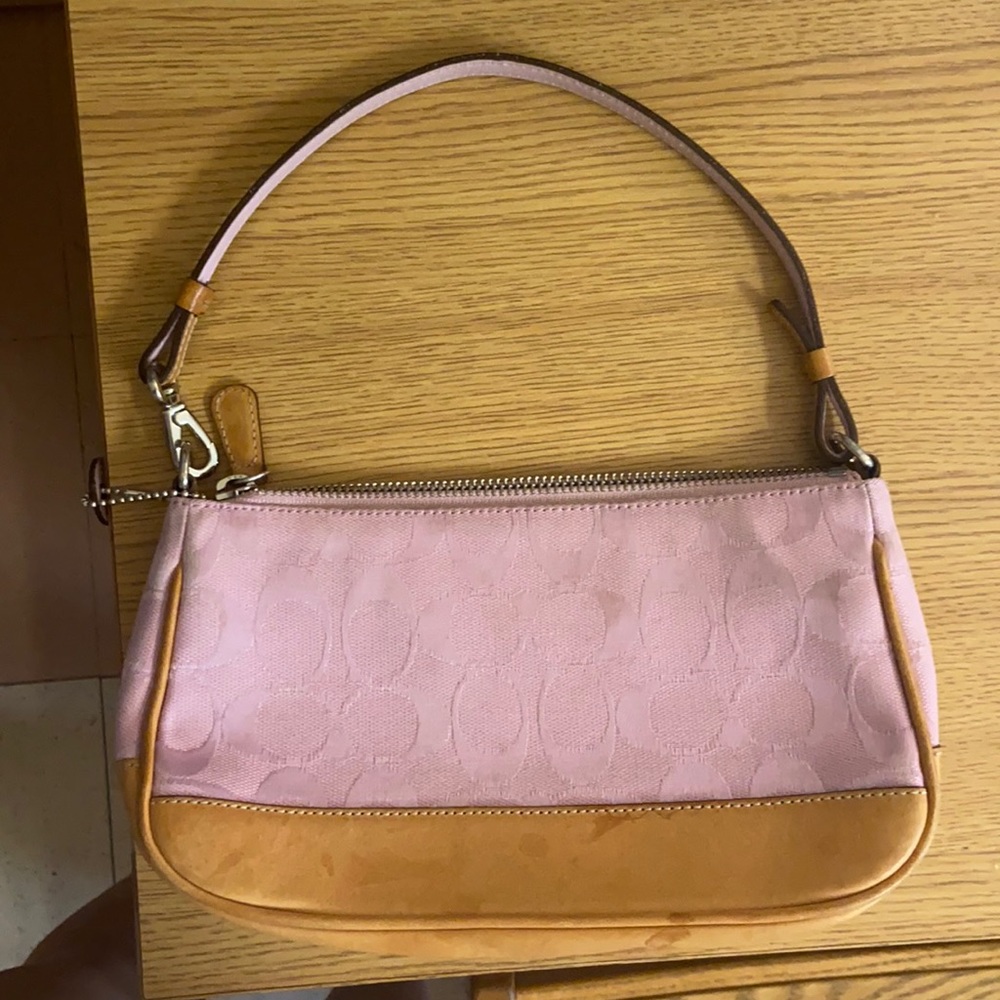 Vintage Coach Pink Shoulder Bag